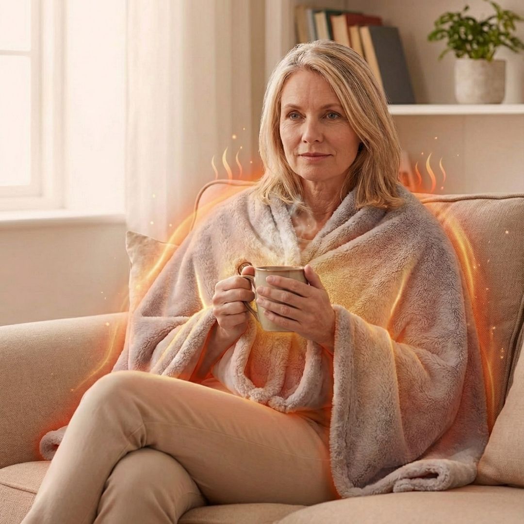 Wärmalis - Therapeutische Heizdecke gegen Verspannungen, Gelenkschmerzen und Kältegefühl