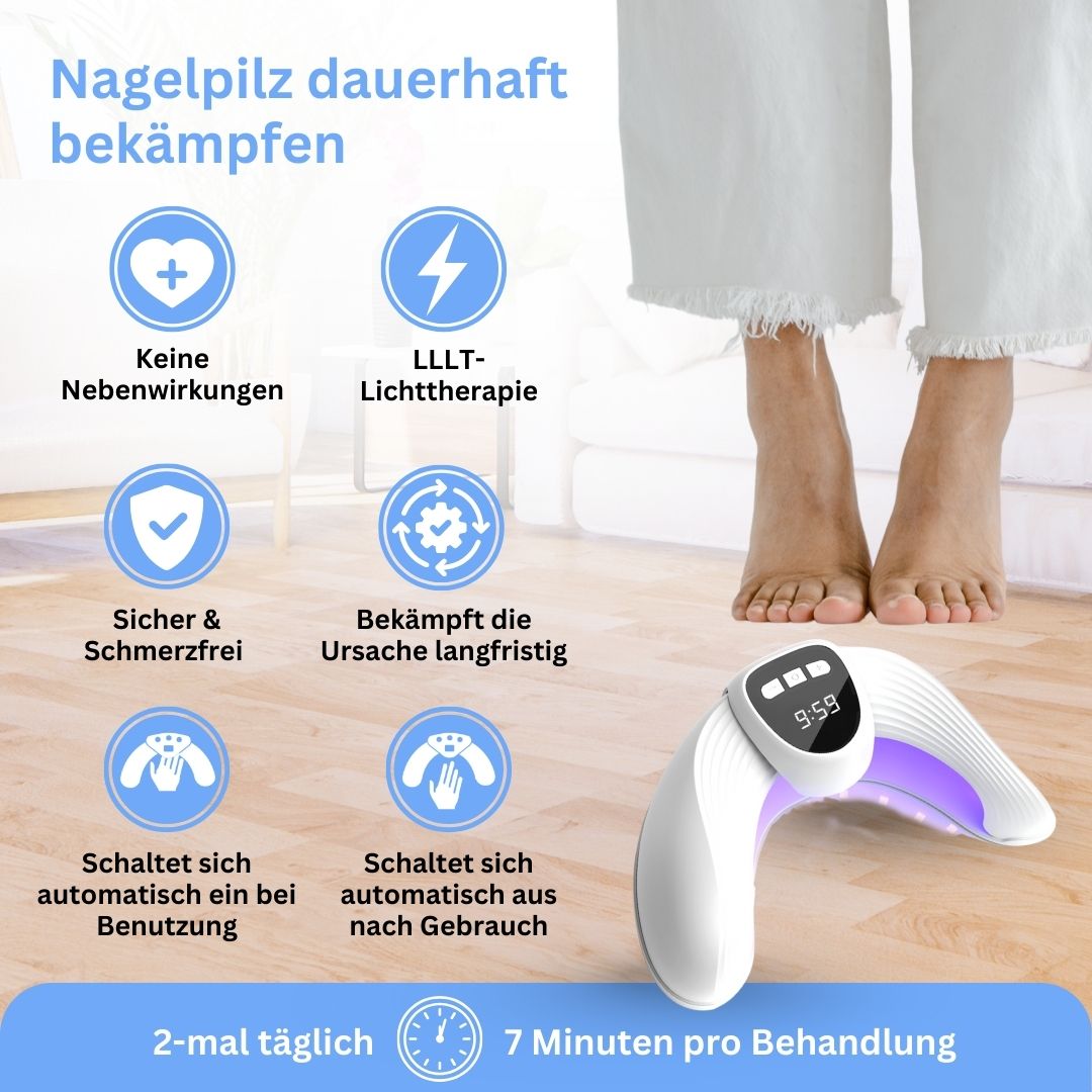 MykoCare - Innovative Lichtbehandlung gegen Nagelpilz