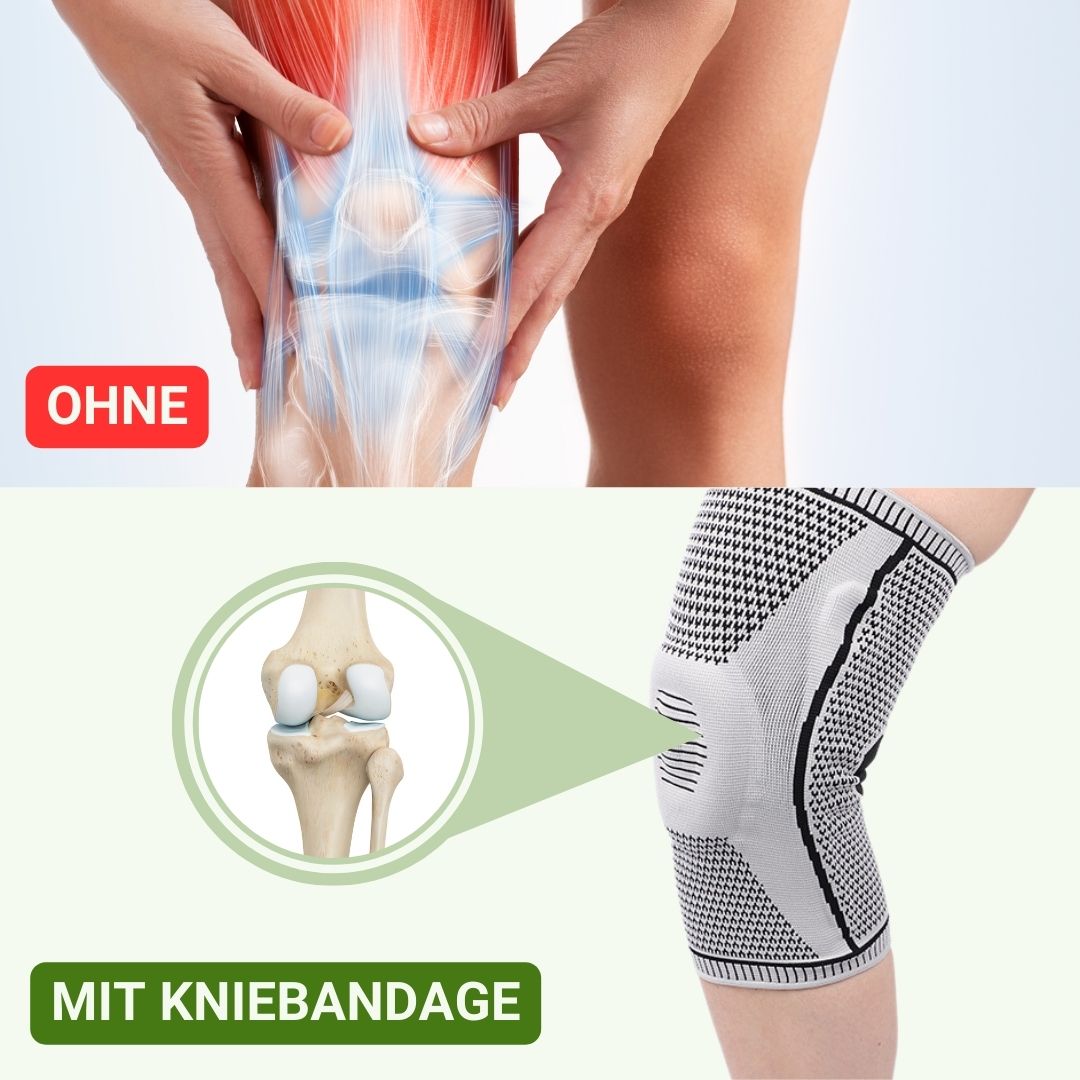 OrthoActive® Kompressions-Kniebandage für wirkungsvolle Schmerzlinderung