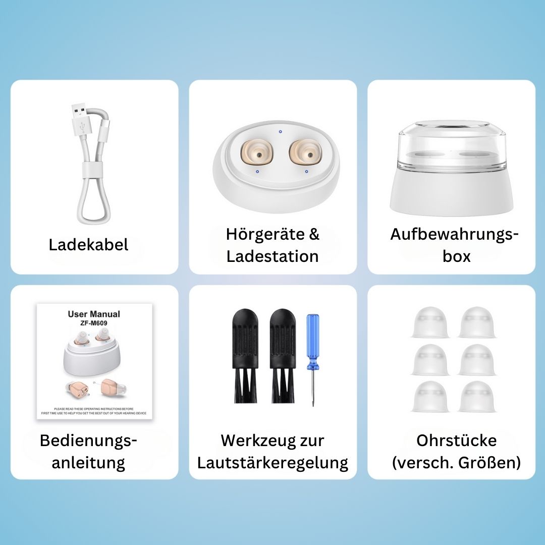 Claria - unsichtbare CIC Hörhilfe