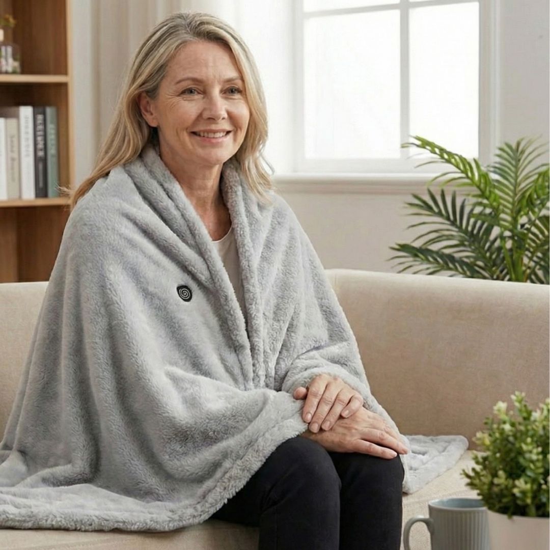 Wärmalis - Therapeutische Heizdecke gegen Verspannungen, Gelenkschmerzen und Kältegefühl