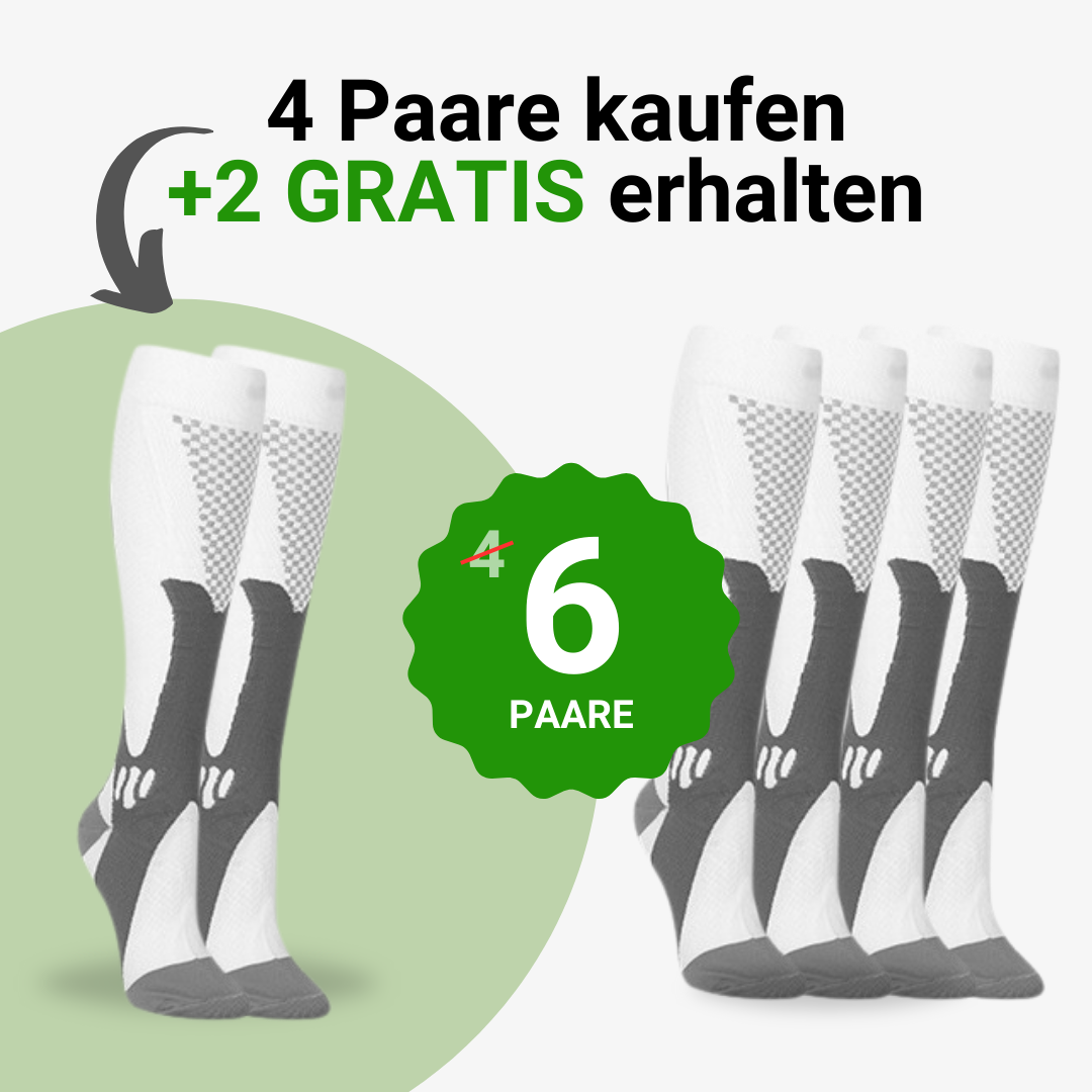 ORTHOLEG® Spezial Kompressionsstrümpfe für schmerzfreie Beine & Füße