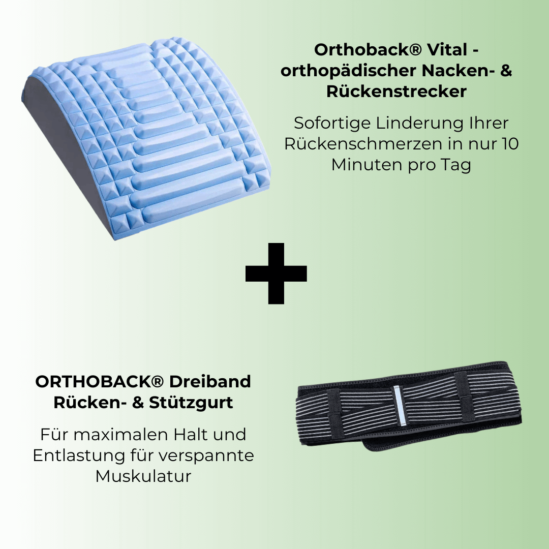 Orthoback® Vital - orthopädischer Nacken- & Rückenstrecker
