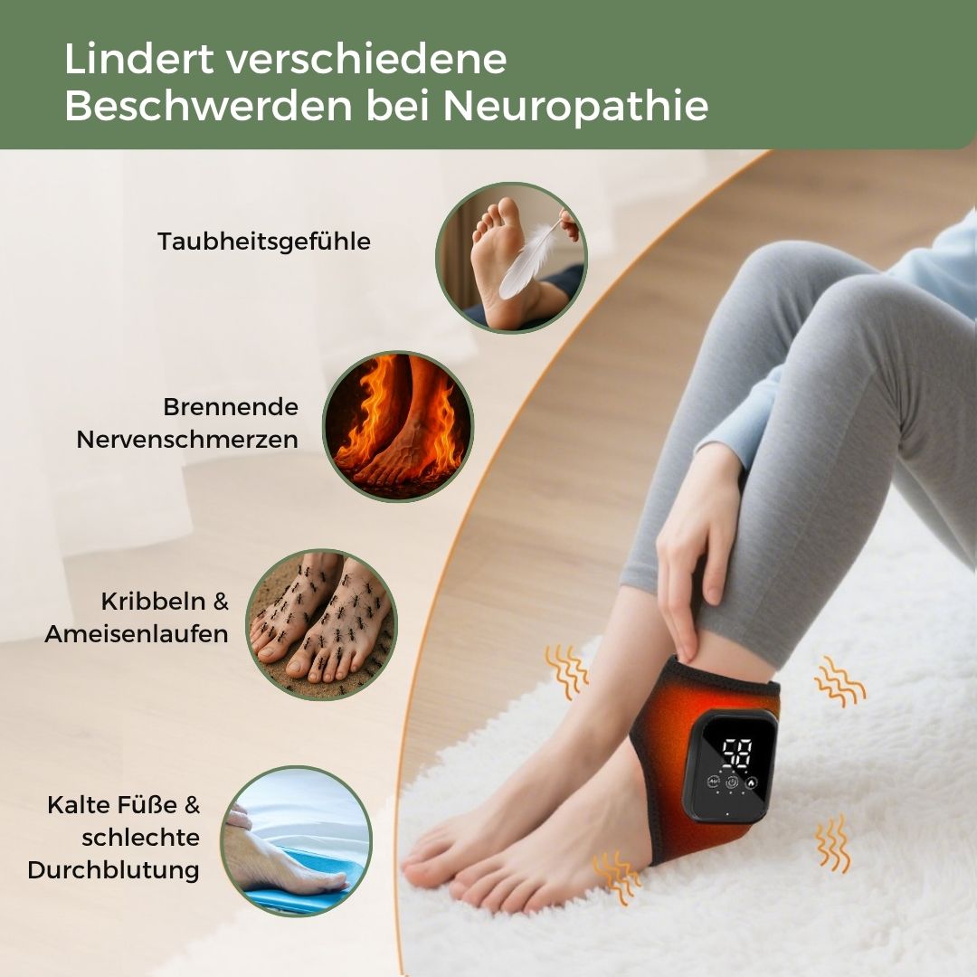Nervalis – Zielgerichtete Wärme- & Vibrationsstimulation zur Linderung von Nervenschmerzen und Neuropathie