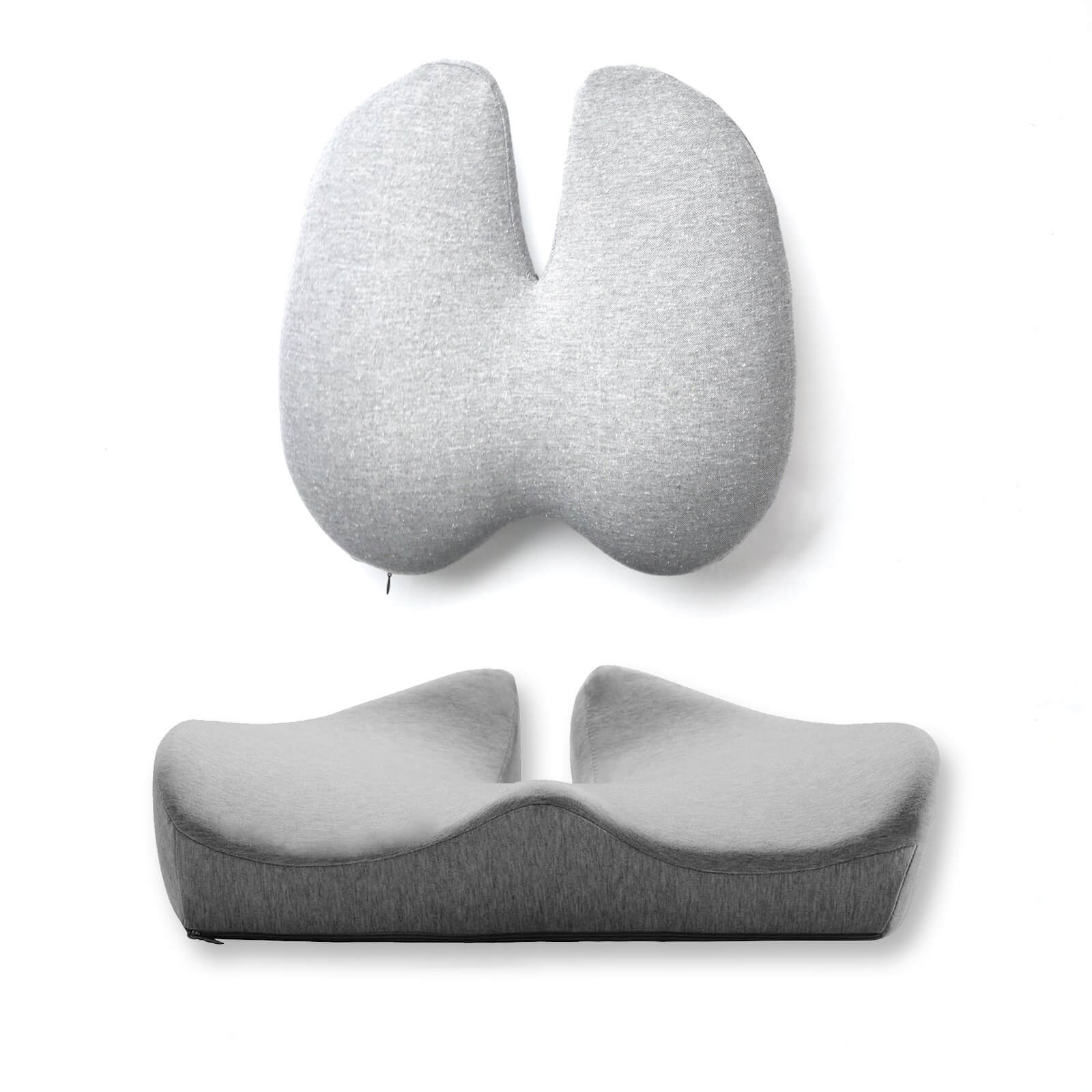 Orthopädisches Sitzkissen L-Form - Memory Schaum Für Rücken & Büro